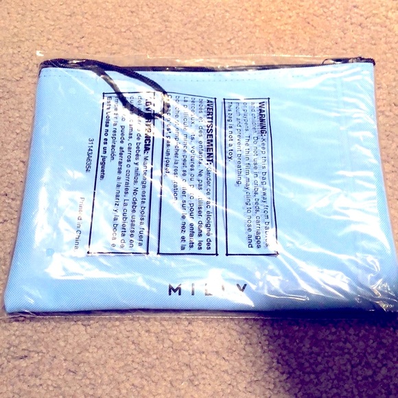 Milly ‘Beach Please’ Blue Water Resistant Bag - Picture 7 of 7